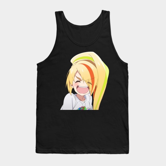 Saki Laughing Tank Top by KokoroPopShop